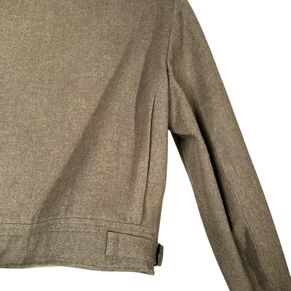 1950s Miller Gabbe Limited Medium Women's Military Jacket Vintage 50s Army Wool - Picture 7 of 15